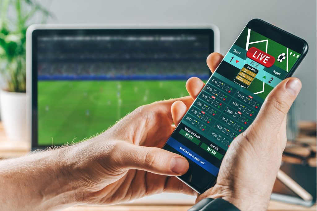 Mobile Sports Betting Concept